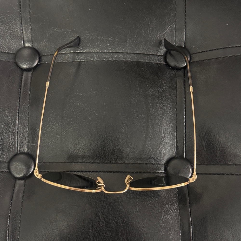 Ray Ban Hexagonal Sunglasses Gold Arista 3548N 001 G15 Flat Lense 51mm - Picture 3 of 4
